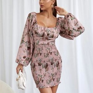Rose mini dress